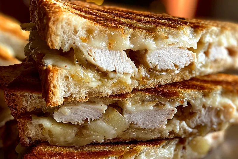 Ingredients for Apple Cheddar Turkey Panini