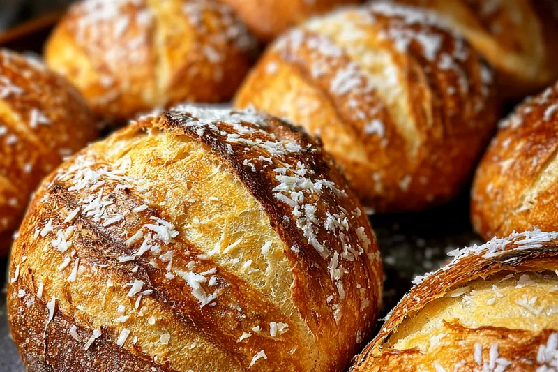 Cooking process for Artisan Crusty Bread Loaves