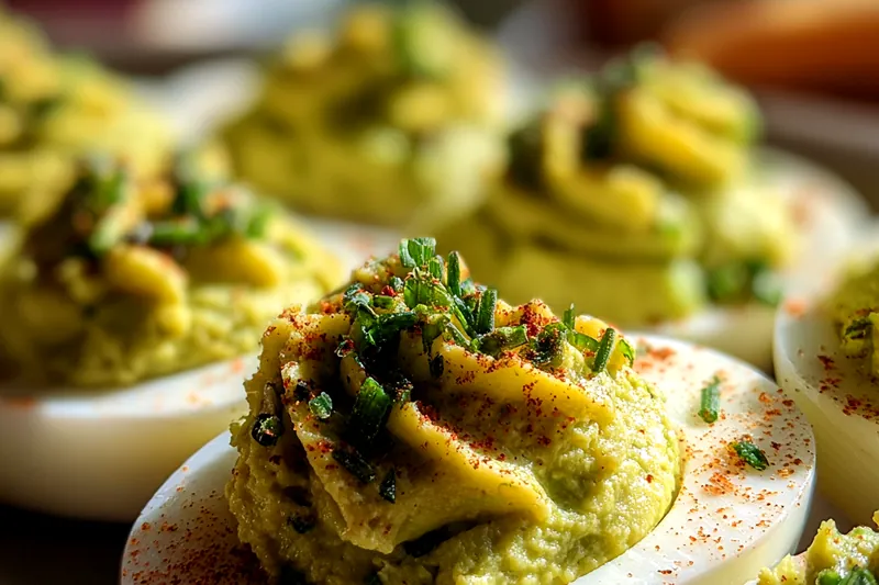 Cooking Avocado Deviled Eggs