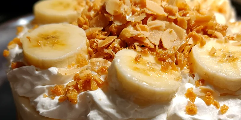 Banana Crunch Cheesecake Delight
