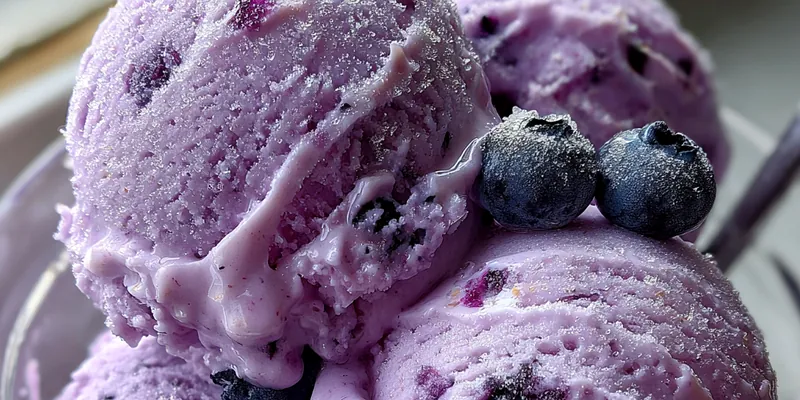 Blueberry Frozen Yogurt Delight