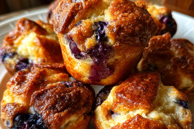 Ingredients for Blueberry Monkey Bread Muffins