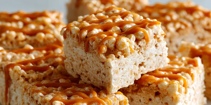 Brown Butter Dulce de Leche Rice Krispie Treats
