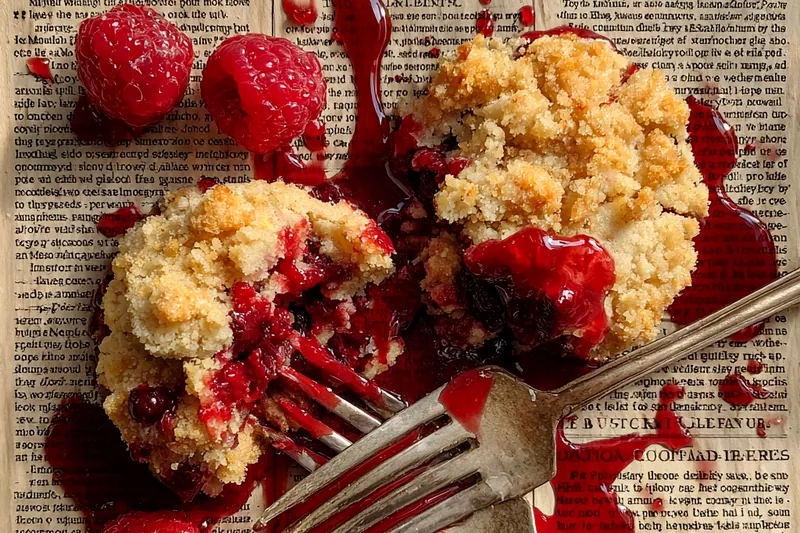 Ingredients for Buttery Raspberry Crumble Cookies