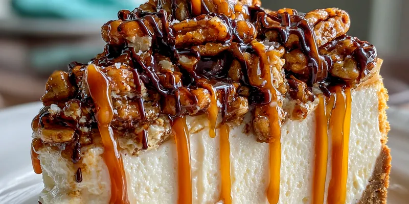 Caramel Nut Cheesecake Delight