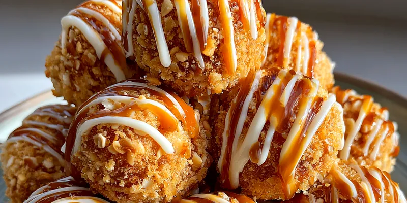 Caramel Pretzel Cheesecake Bites