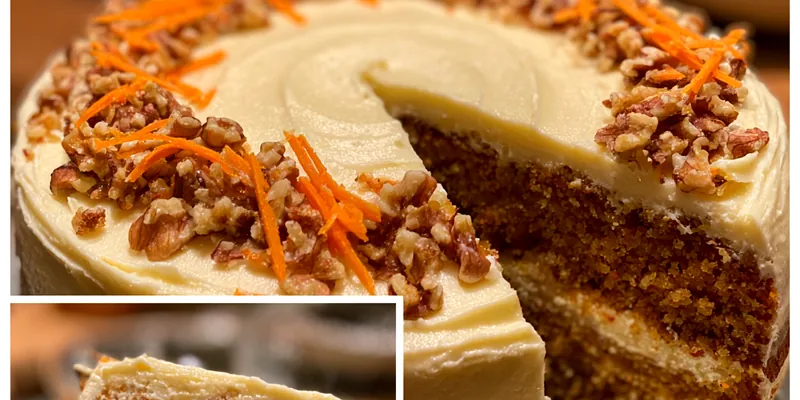 Carrot Nut Cream Cake