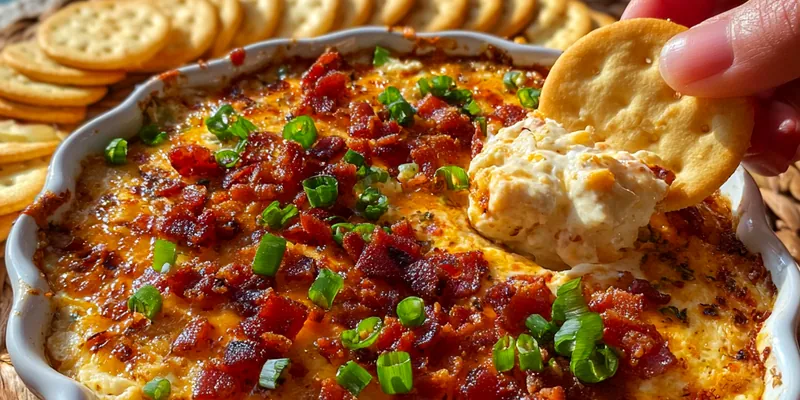 Cheesy Bacon Scallion Dip