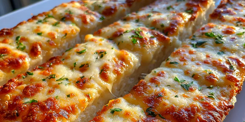 Cheesy Garlic Breadsticks