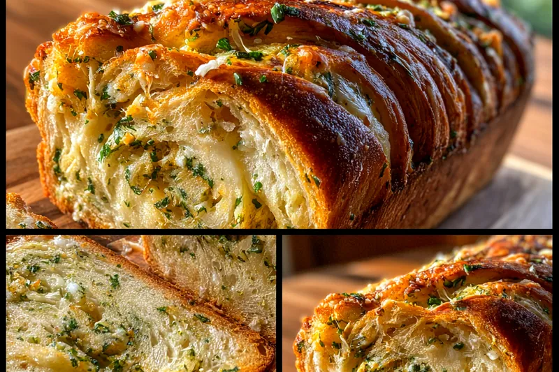 Cooking process for Cheesy Herb Swirl Bread