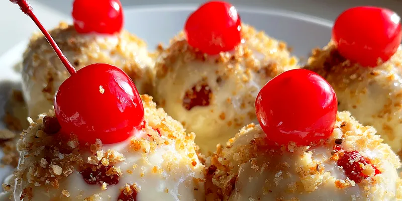 Cherry Nut Cream Bombs
