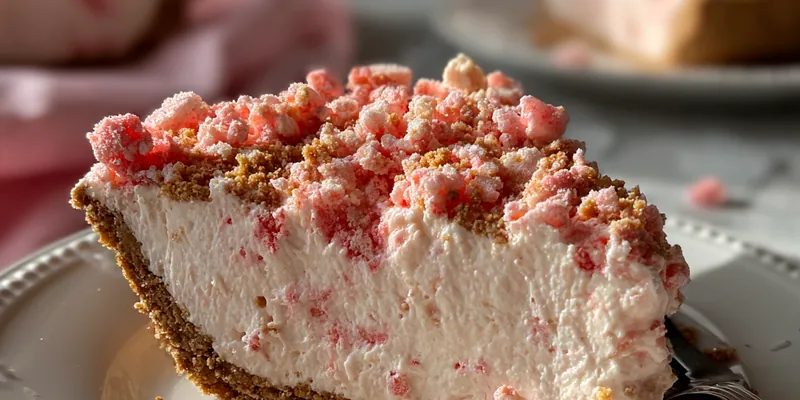 Chilled Strawberry Crumble Pie