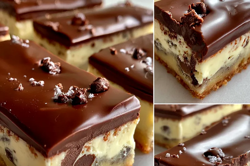 Cooking process for Chocolate Chip Cheesecake Bars