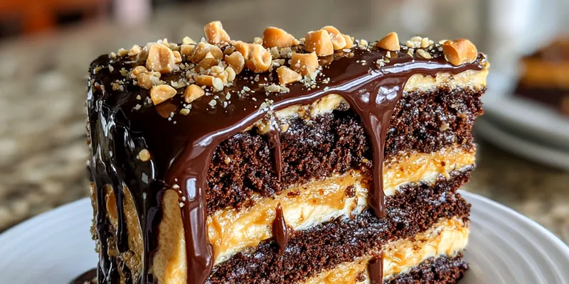 Decadent Peanut Butter Cake