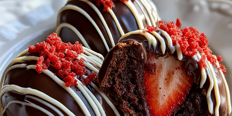 Chocolate Strawberry Truffle Bites