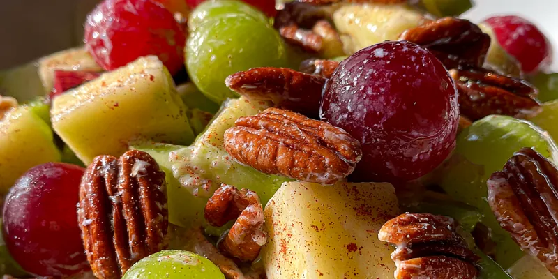 Cinnamon Apple Grape Salad