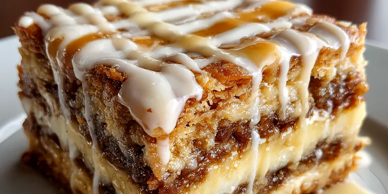 Cinnamon Glazed Layer Bars