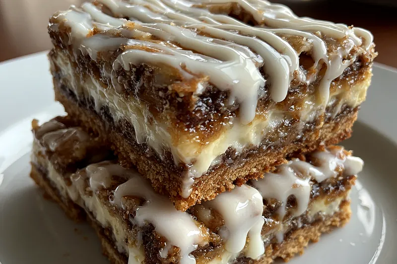 Fresh ingredients for Cinnamon Glazed Layer Bars