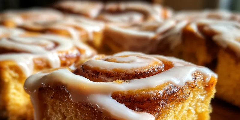 Cinnamon Iced Swirl Squares