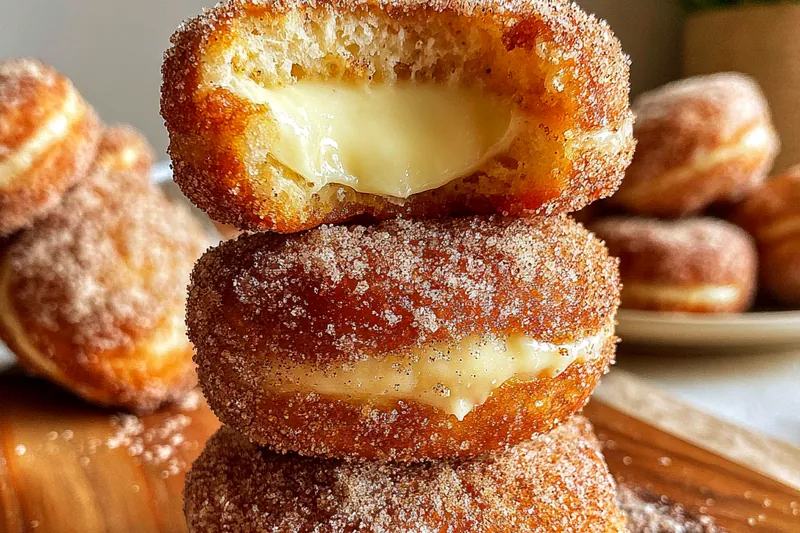 Fresh ingredients for Cinnamon Sugar Cream Pastries