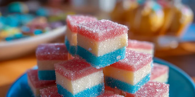 Colorful Candy Cubes