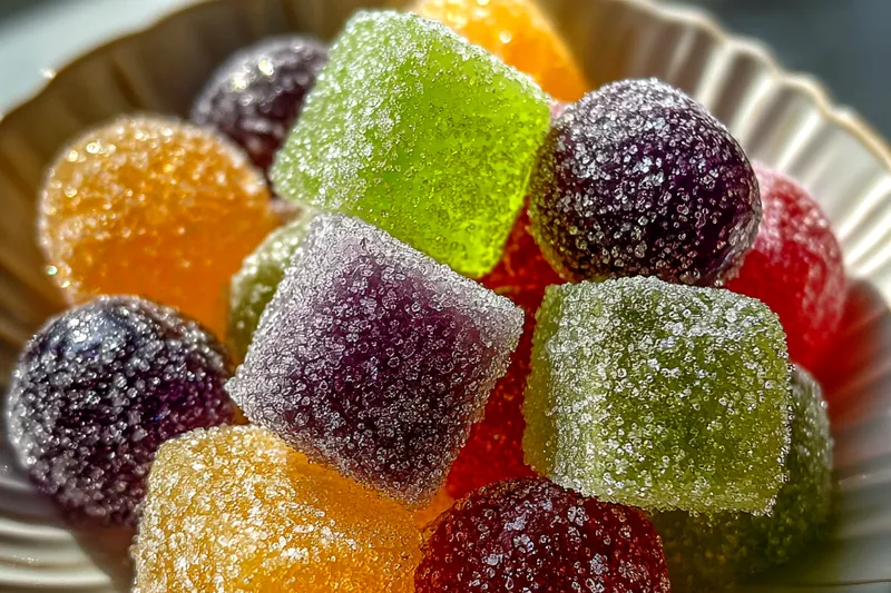 Cooking process for Colorful Sugar-Coated Candies