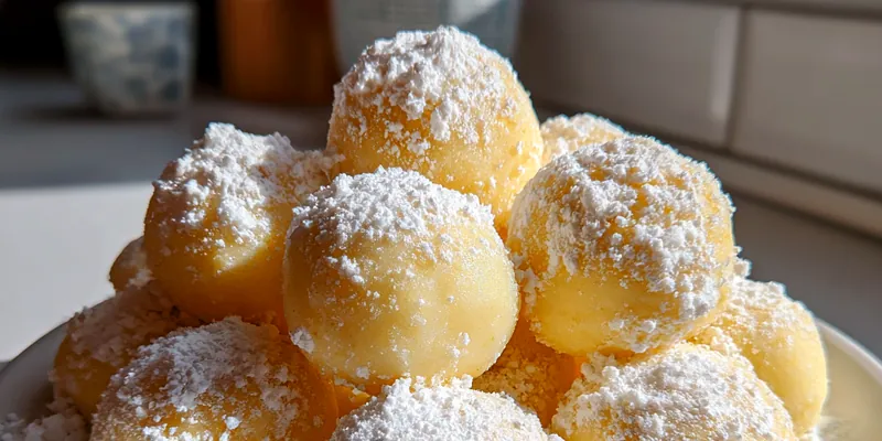 Condensed Milk Snowballs