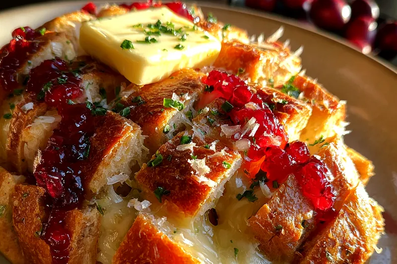 Fresh ingredients for Cranberry Brie Pull-Apart Bread
