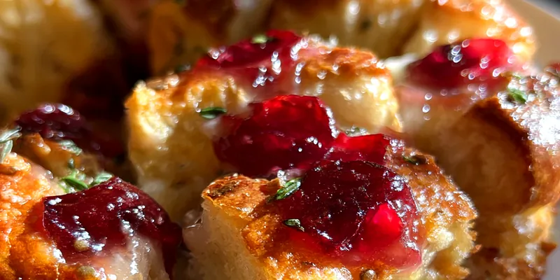 Cranberry Brie Pull Apart