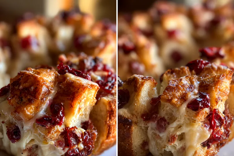 Ingredients for Cranberry Brie Pull Apart