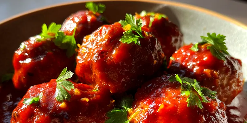 Cranberry Glazed Meatballs