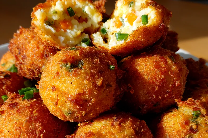 Cooking process for Creamy Fried Snacks Delight