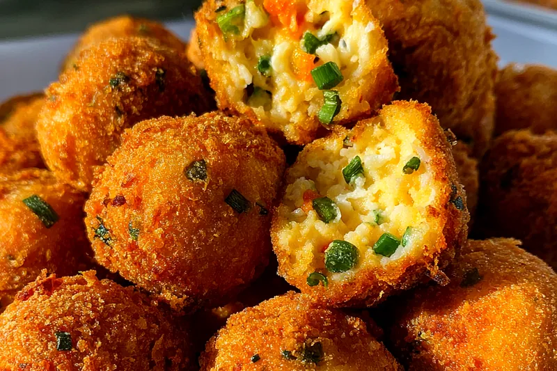 Fresh ingredients for Creamy Fried Snacks Delight