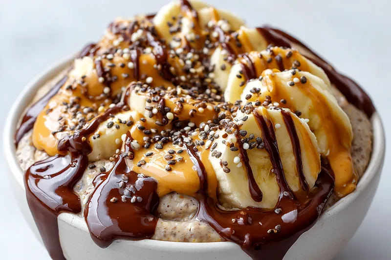 Mixing the ingredients together for the overnight oats.