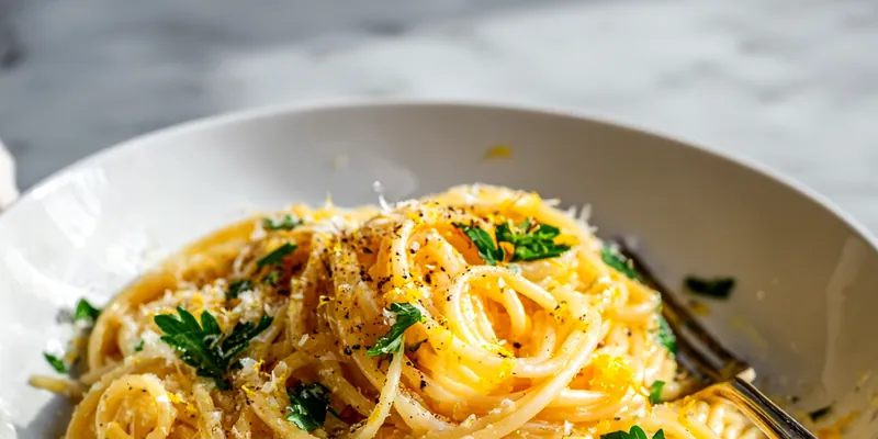 Deliciously plated Creamy Shrimp Spinach Pasta Rolls with a sprinkle of parsley and Parmesan