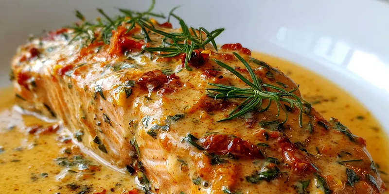 Delicious Creamy Sun-Dried Tomato Salmon