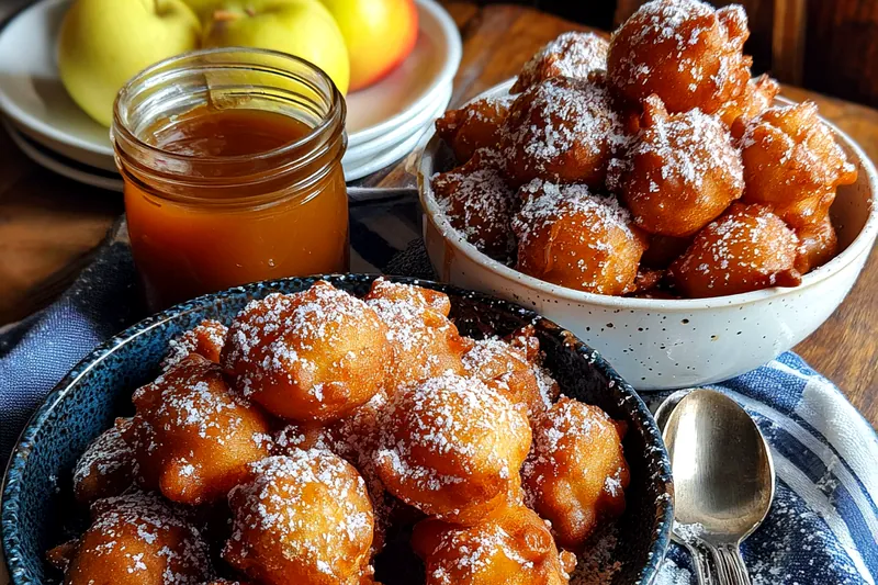 Cooking process for Crispy Apple Dessert Bites