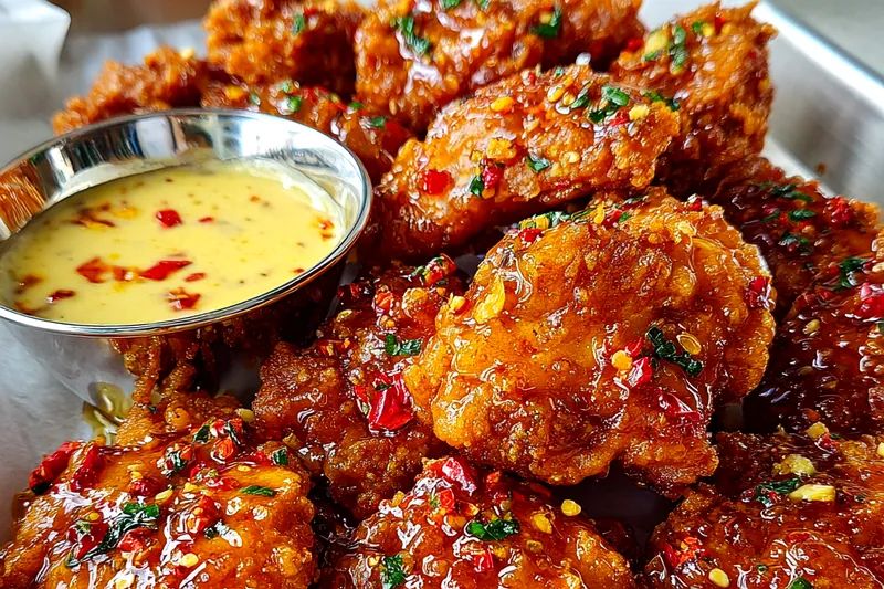 Fresh ingredients for Crispy Fried Chicken Tenders