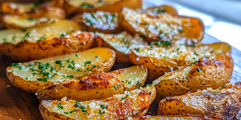 Garlic Herb Potato Skins