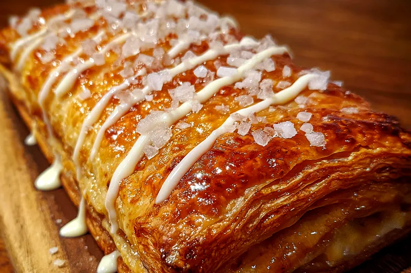 Cooking process for Crispy Layered Apple Pastry