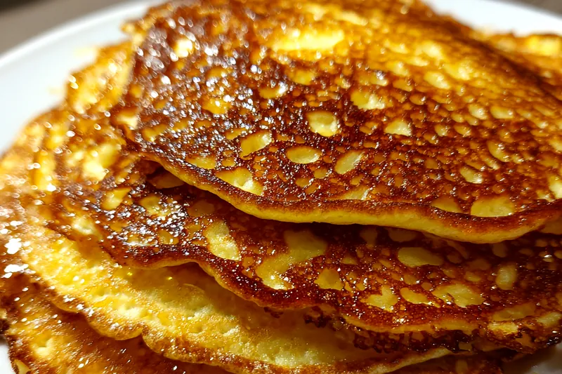 Cooking process for Crispy Potato Pancakes Delight