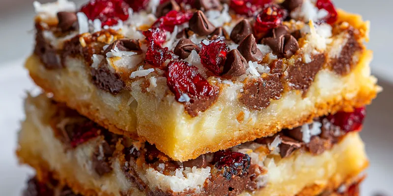 Decadent Chocolate Cranberry Bars