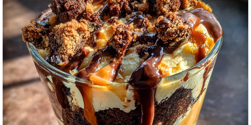 Decadent Brownie Cheesecake Parfait