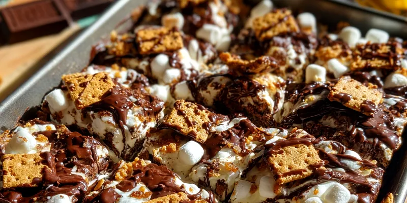 Decadent Chocolate Marshmallow Squares