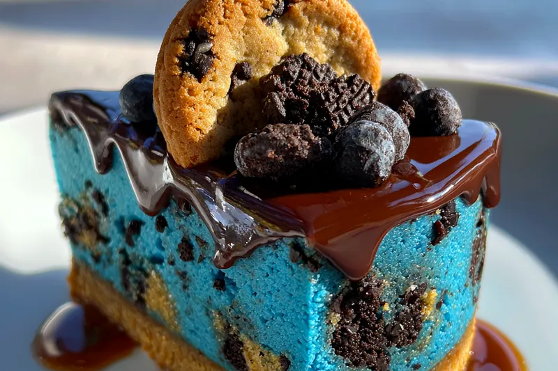 Cooking process for Decadent Cookie Cheesecake