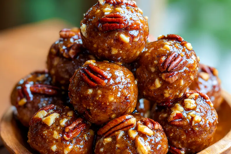 Cooking process for Decadent Pecan Chocolate Bites