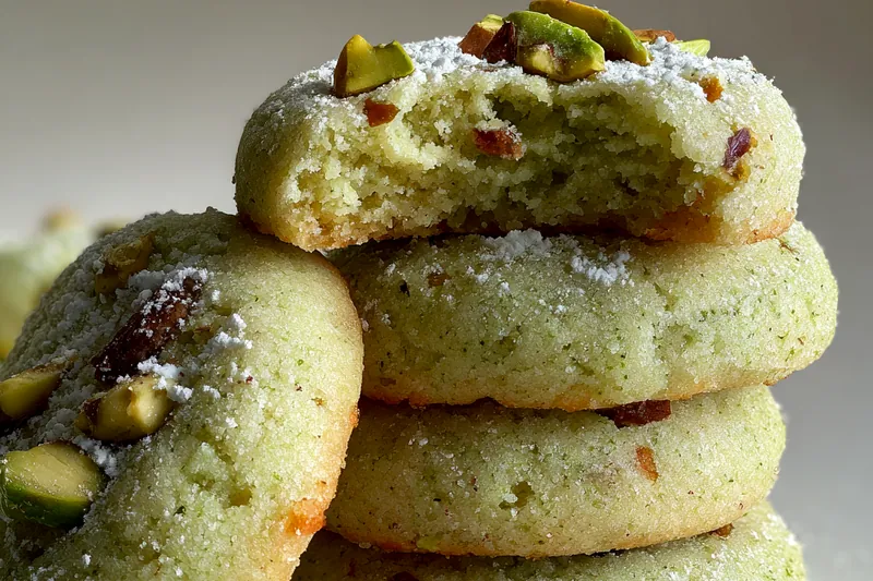 Cooking process for Delicious Pistachio Cookies