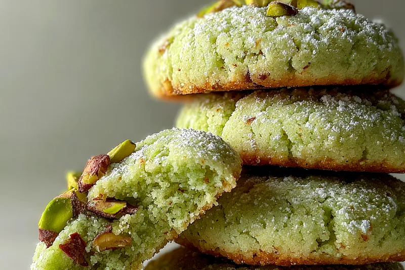 Fresh ingredients for Delicious Pistachio Cookies