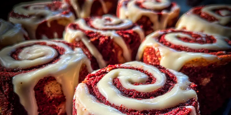 Delicious Red Velvet Rolls