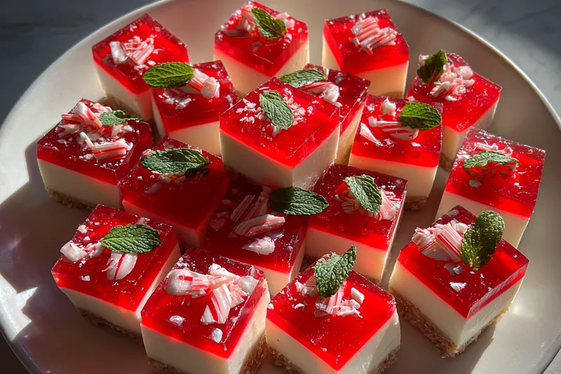 Cooking process for Festive Candy Cane Gummies